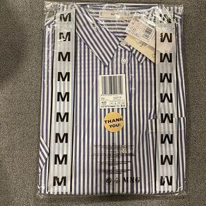 Mango Midi Striped Cotton Shirt Dress New